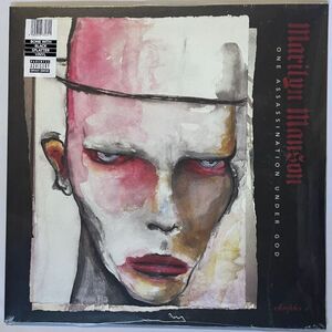 Marilyn Manson One Assassination Under God  Limited Bone w Black Splatter Vinyl